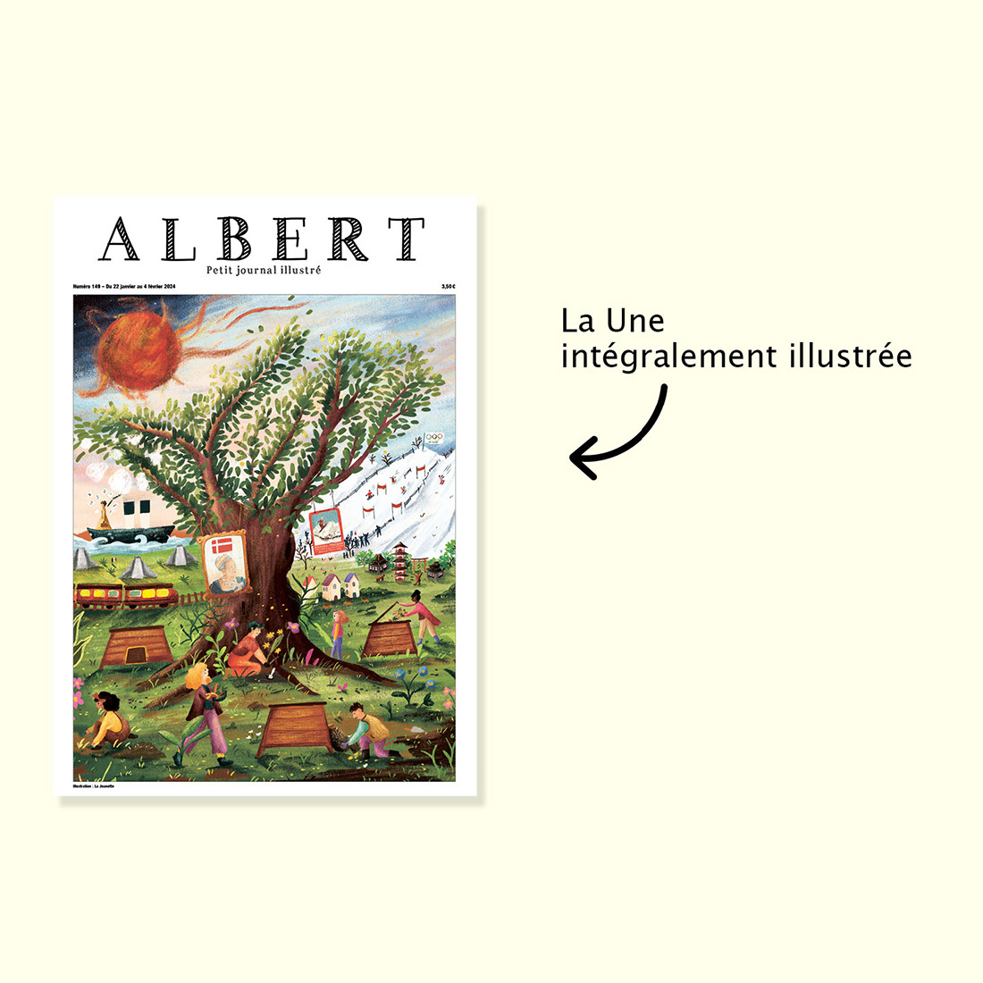 journal albert la une